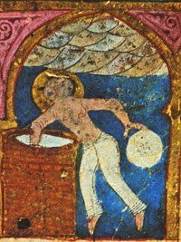 Baker, early 7th/13th Century. Click for complete painting.