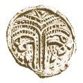 Central Asian bread stamp, for making a pattern on the loaf
