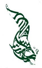 Calligraphic fish